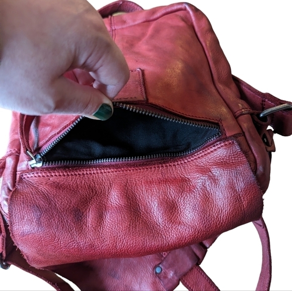 😃Harbour 2nd red leather crossbody bag - Picture 8 of 9